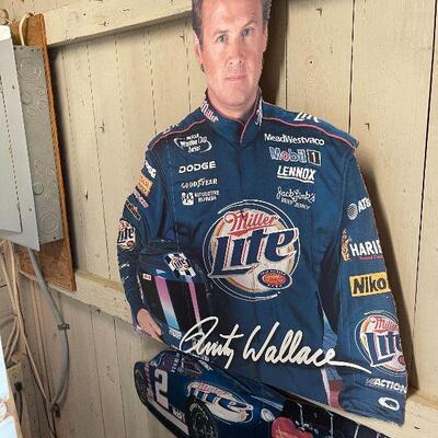 L162: Rusty Wallace poster with Car