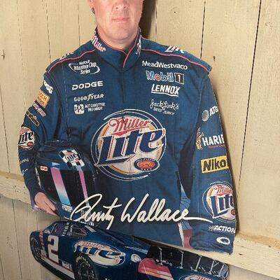 L162: Rusty Wallace poster with Car