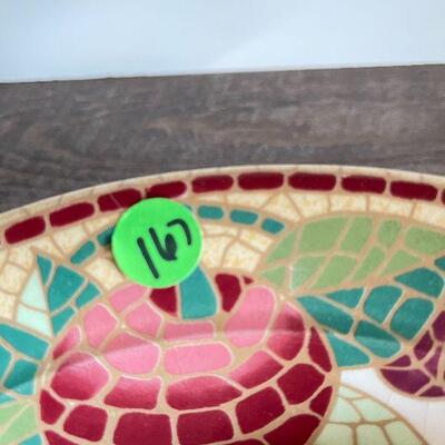 L167: Pair of Serving Bowls and Divided Platter