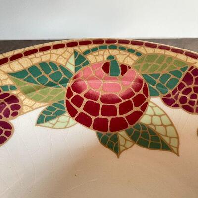 L167: Pair of Serving Bowls and Divided Platter
