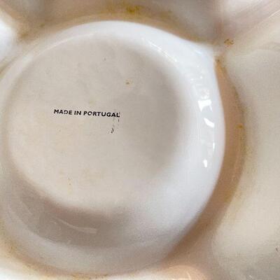 L167: Pair of Serving Bowls and Divided Platter