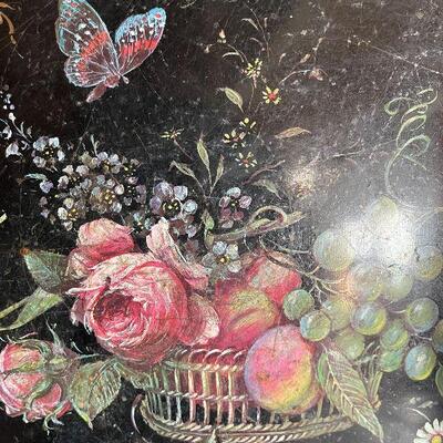 L175: Two Vintage Metal Trays