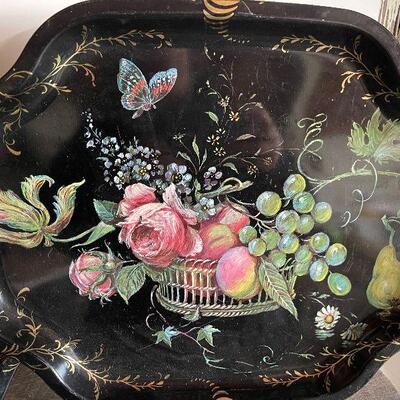 L175: Two Vintage Metal Trays