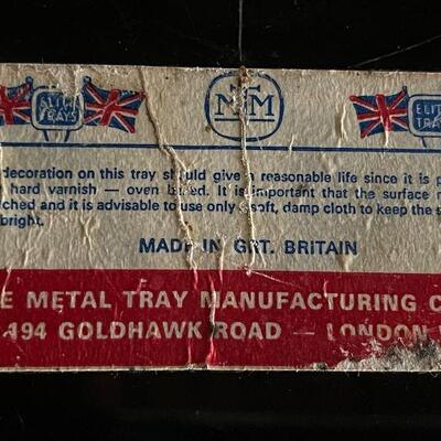 L175: Two Vintage Metal Trays