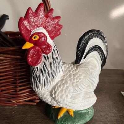 L182: Basket of Utensils and Rooster