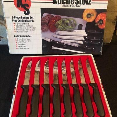 #117 2 knife sets new in the box 