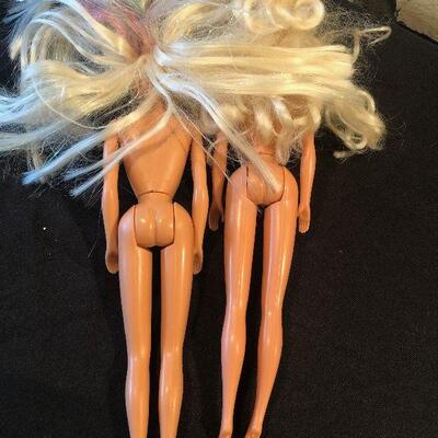 #136 2 Naked Barbie Dolls 
