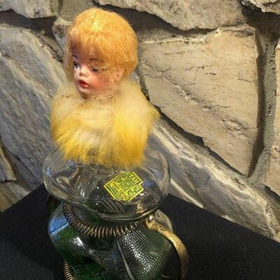 #173 Creepy Decanter with Green Water 
