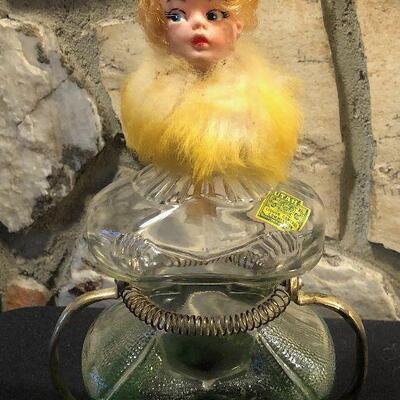#173 Creepy Decanter with Green Water 