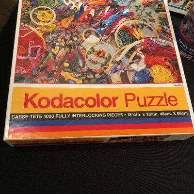 #189 3 Jigsaw Puzzles 1 Opened - 2 are new 