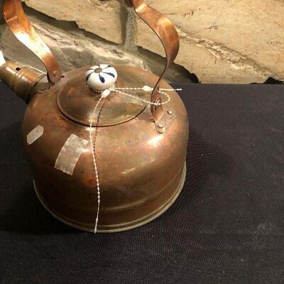 #200 Copper Tea Pot 