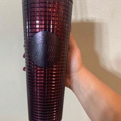 2020 Holiday plum Grid venti cup