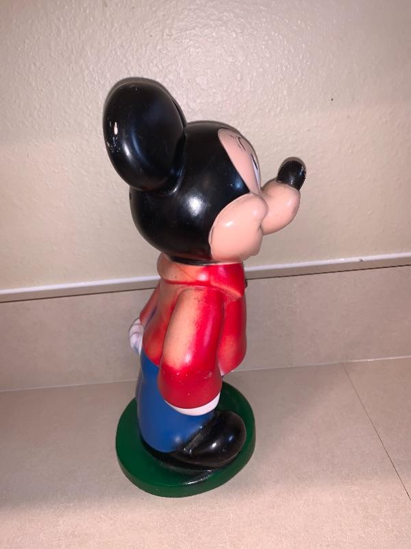 mickey mouse plush piggy bank