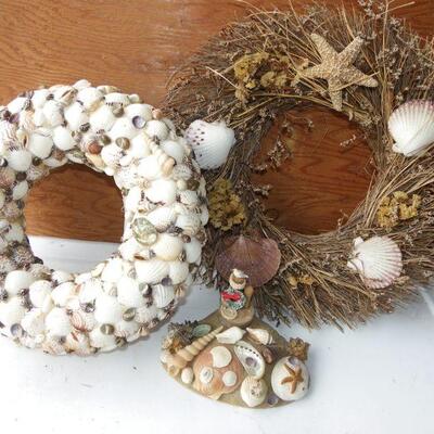 2- Large Wreaths of Ocean Shells .