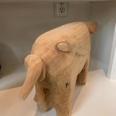 Hand Carved Pig