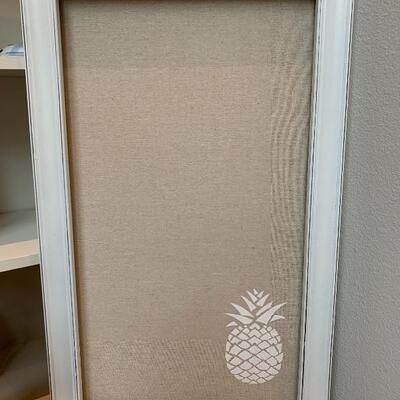 Bulletin Board in Distress Style Frame (Never Used)