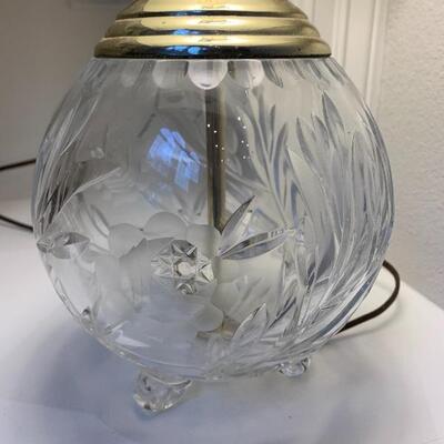 Crystal Asian Lamp 