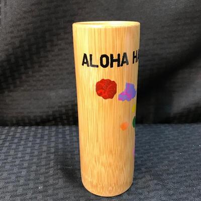 Wooden â€œAloha Hawaiiâ€œ Cup