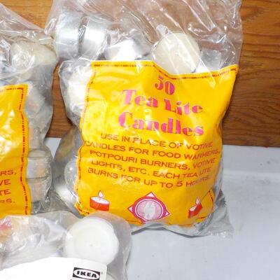 3- Bags Tea Lite Candles (120).