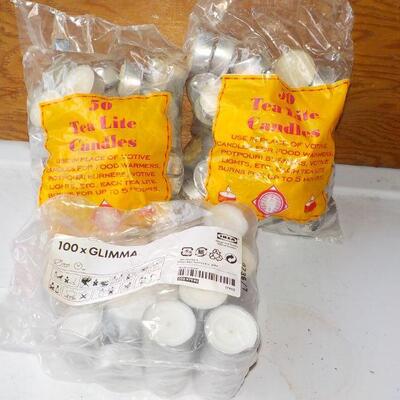 3- Bags Tea Lite Candles (120).