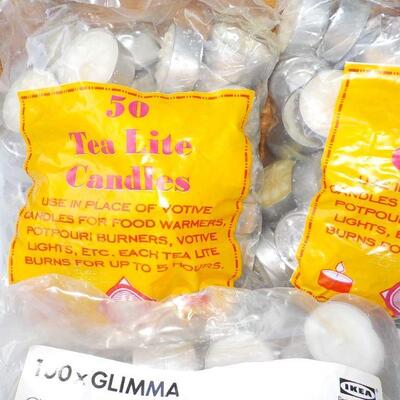 3- Bags Tea Lite Candles (120).