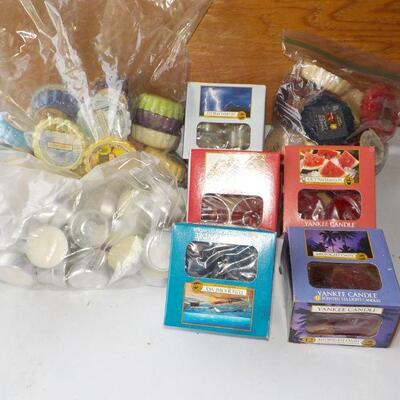 30 plus Yankee Candle tea lights.