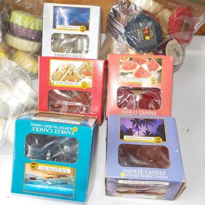 30 plus Yankee Candle tea lights.