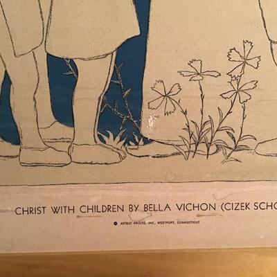 LR#343 - Christ w/children by Bella Vichon