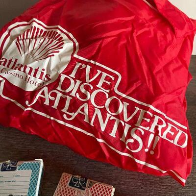 194: Atlantis Casino Windbreaker, Casino Cards and Dice