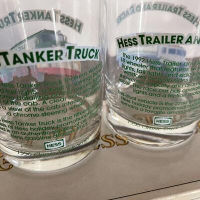 207: Hess Truck and Two collector Glasses