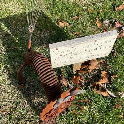 220: Cat Yard Decor and Spoiled Cat Sign