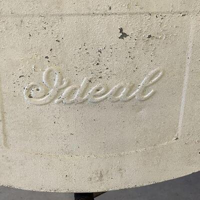 239: Vintage Galvanized Steel Ideal Ice Chest