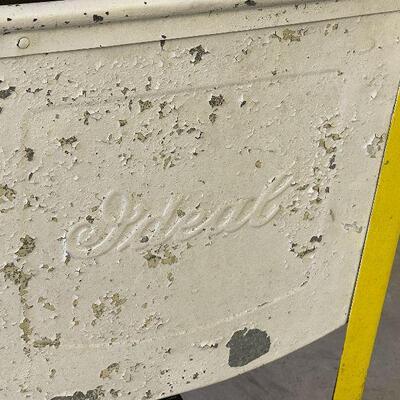 239: Vintage Galvanized Steel Ideal Ice Chest