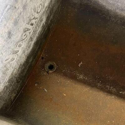 239: Vintage Galvanized Steel Ideal Ice Chest