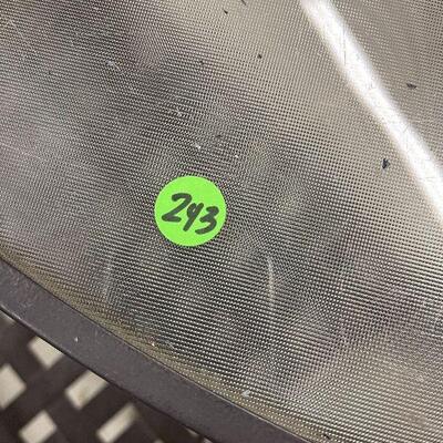 243: Glass Table and Four Chairs