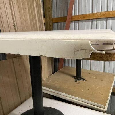 245: Set of Four Steel Base Tables