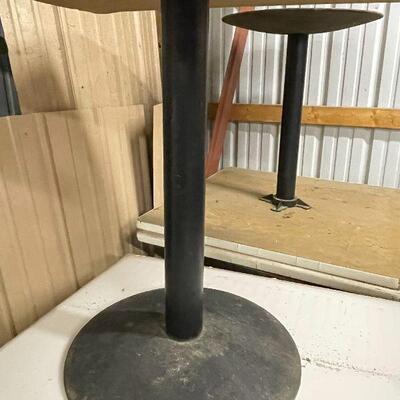 245: Set of Four Steel Base Tables