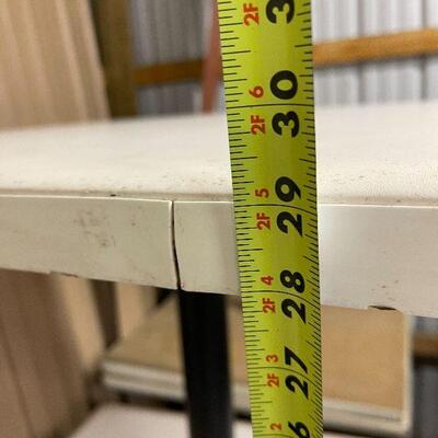 245: Set of Four Steel Base Tables