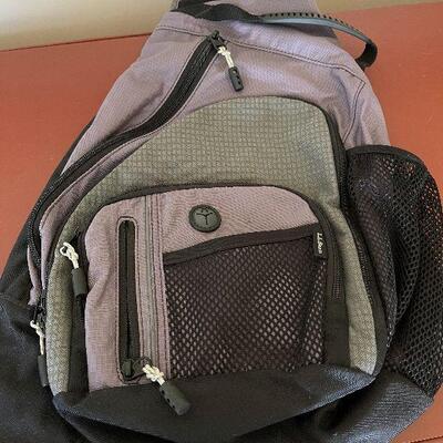 249: One Shoulder Strap LL Bean Backpack