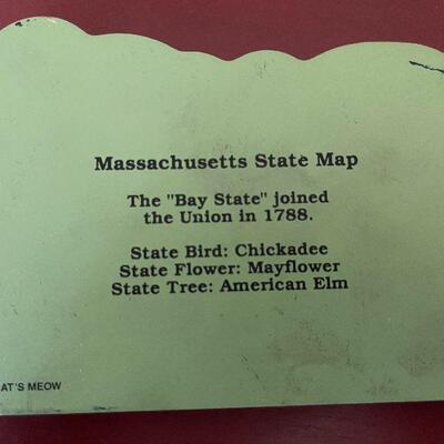 250: Collection of State Wooden Commemorative Plaque