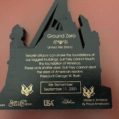 251: 911 Wooden Commemorative Plaque