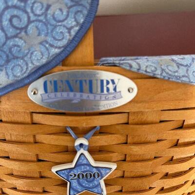 261: Longaberger Oval Baskets with Liner and Lids