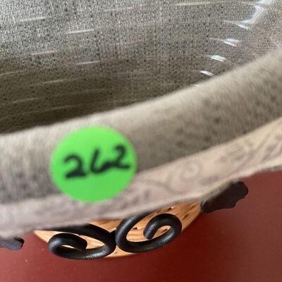 262: Longaberger Baskets with Metal holders