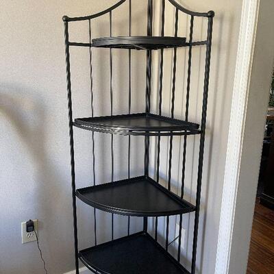 273: Four Tier Corner Rack with Trays