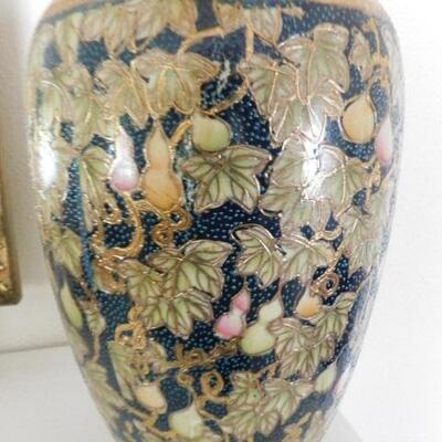 Large Cloissone Vase 12