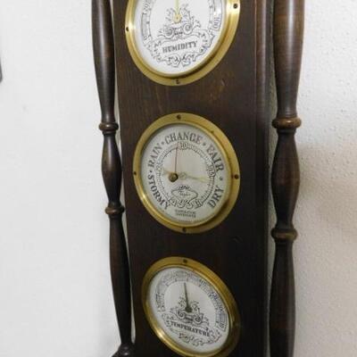 Taylor Instruments Asheville, NC Indoor Barometer and Thermometer Wall Decor 24