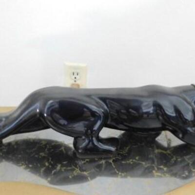 Vintage Ceramic Black Panther 21