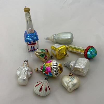 (163) Ten Modern Figural Ornaments