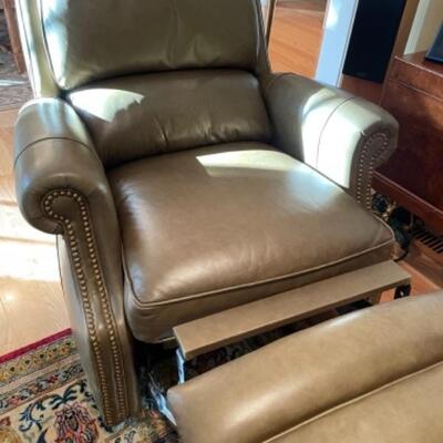 Hancock and Moore leather recliner