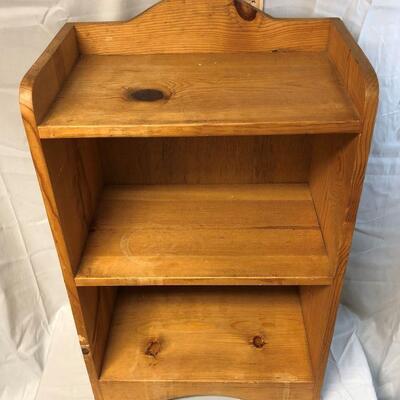 Small Solid Wood Book Shelf LOCAL PICKUP ONLY